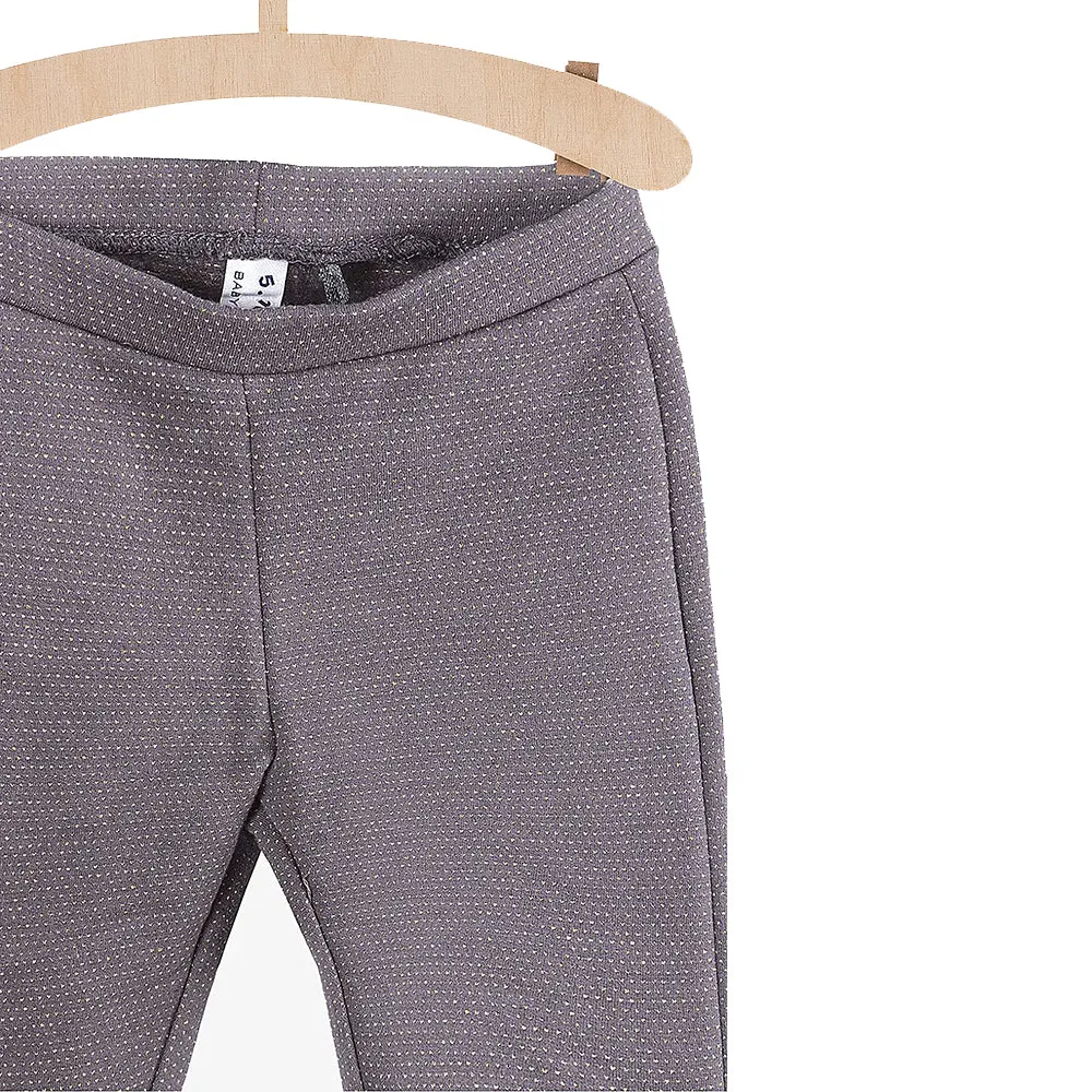 5.10.15 Shimmering Dots Grey Fleece Legging 11406