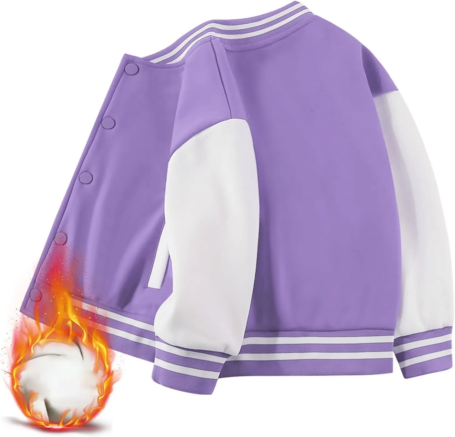 Baby Boy Spring Coat Little Kid Baseball Cardigan Jacket Kids Unisex Boys Varsity Baseball Bomber