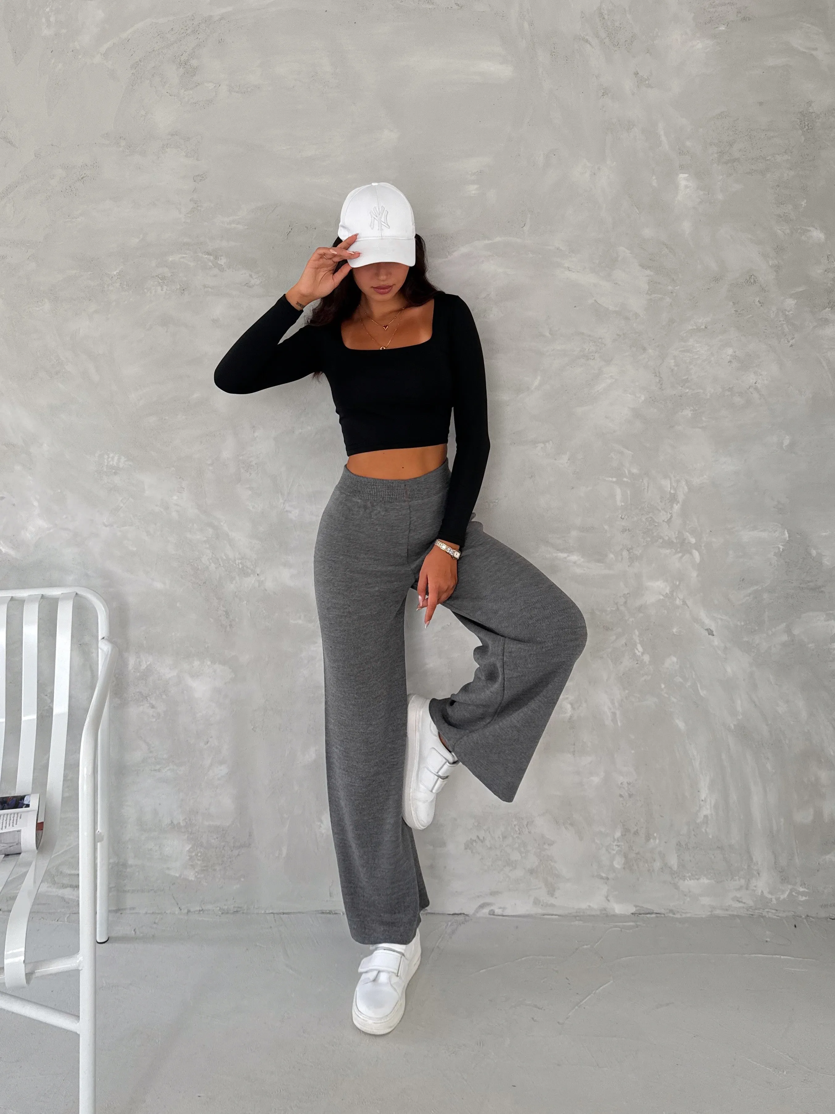 DANNIE SWEATER PANT - GREY