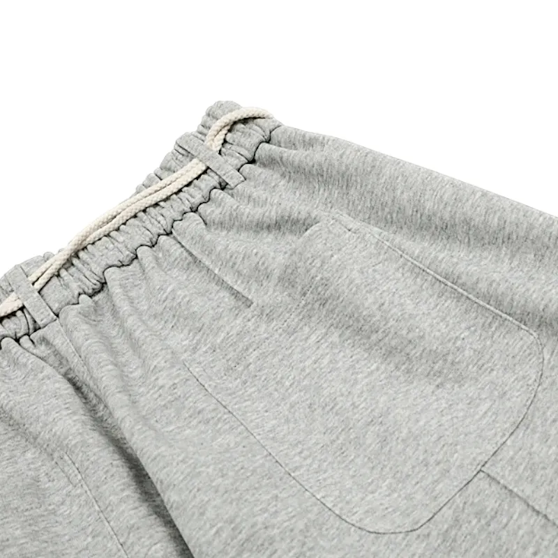Double knit wide leg jogger with belt