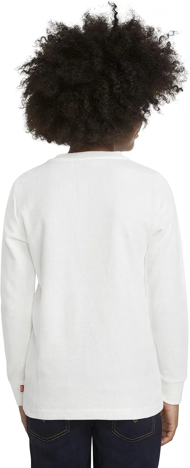 Levi's Boys' Long Sleeve Thermal Waffle Knit Shirt