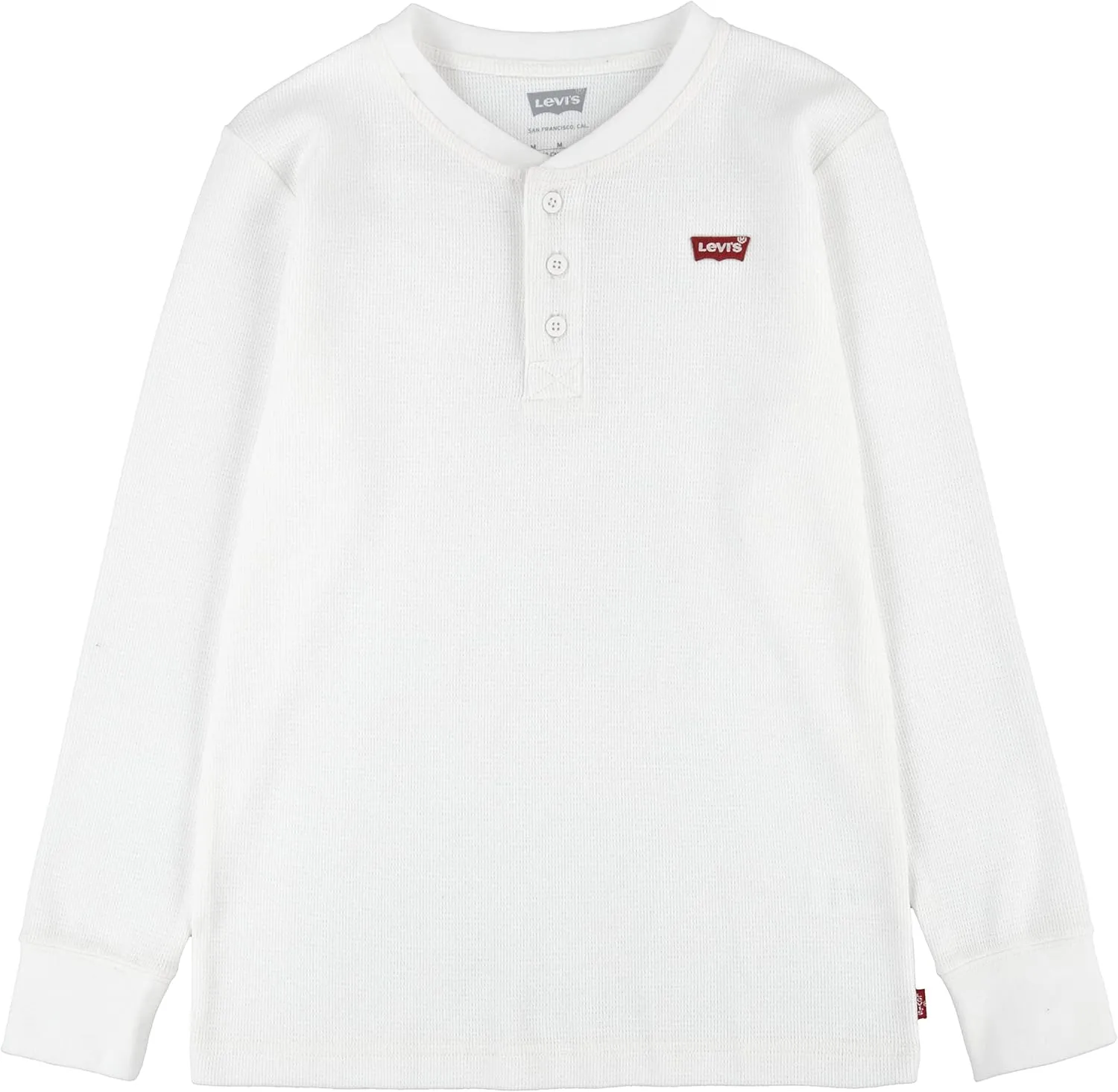 Levi's Boys' Long Sleeve Thermal Waffle Knit Shirt