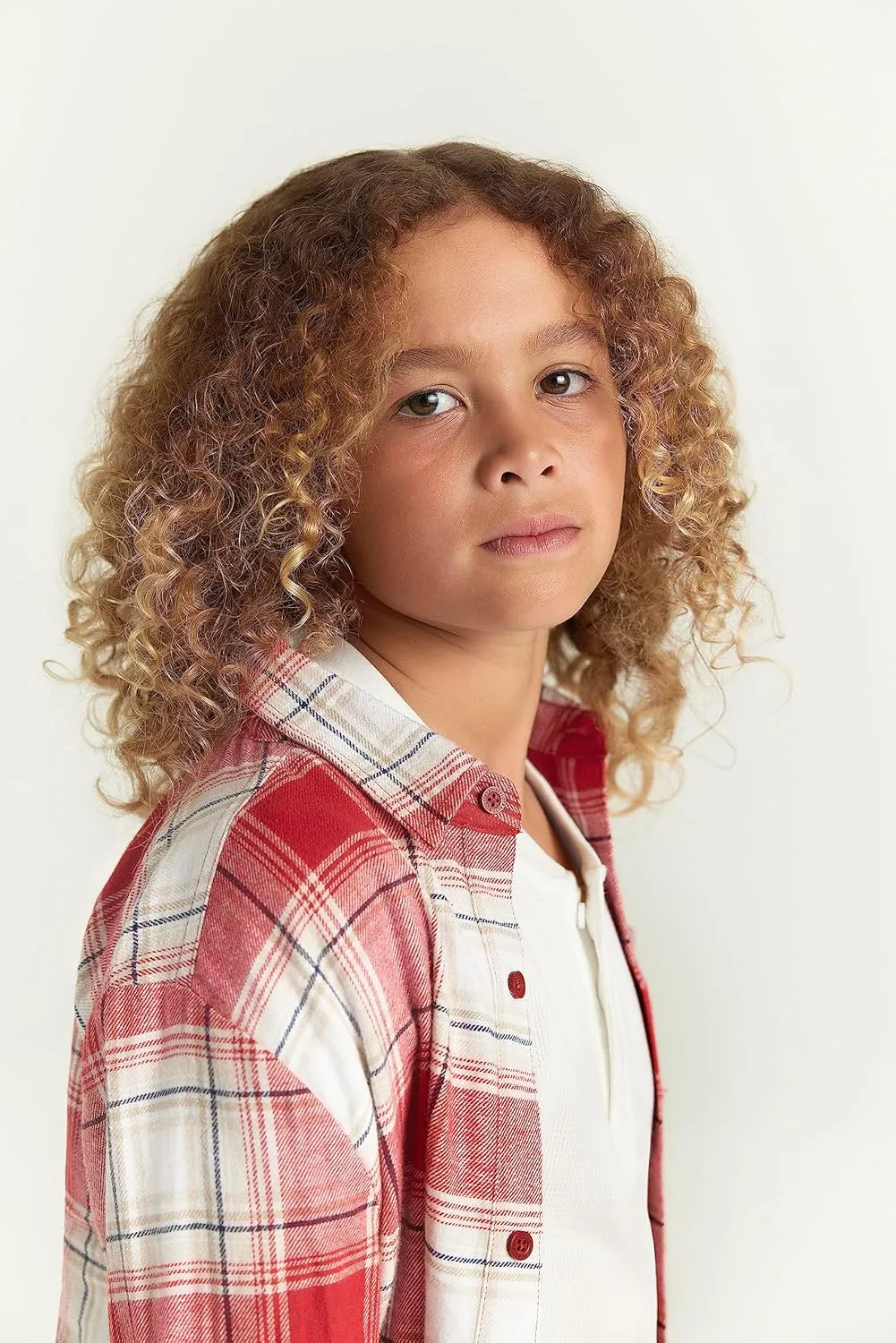 Levi's Boys' Long Sleeve Thermal Waffle Knit Shirt