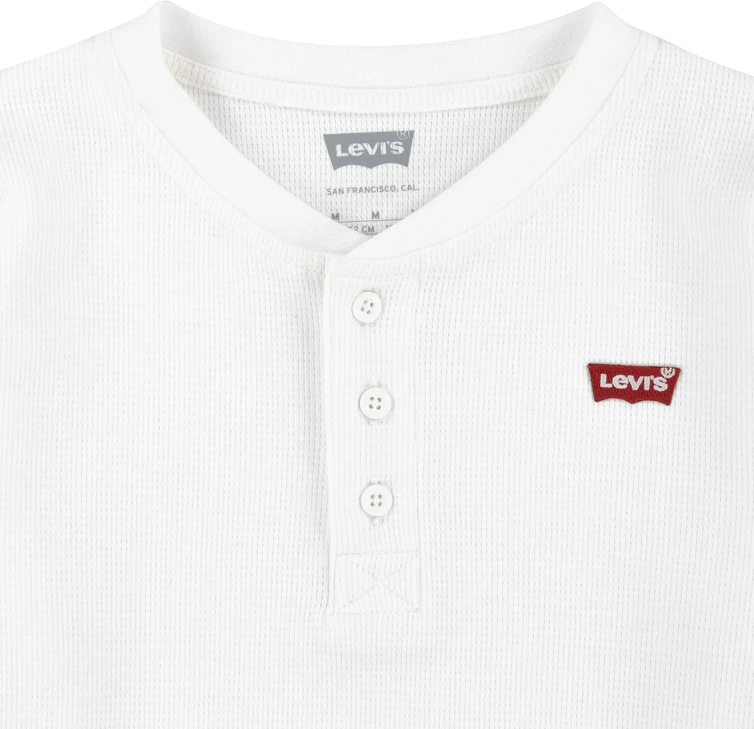 Levi's Boys' Long Sleeve Thermal Waffle Knit Shirt