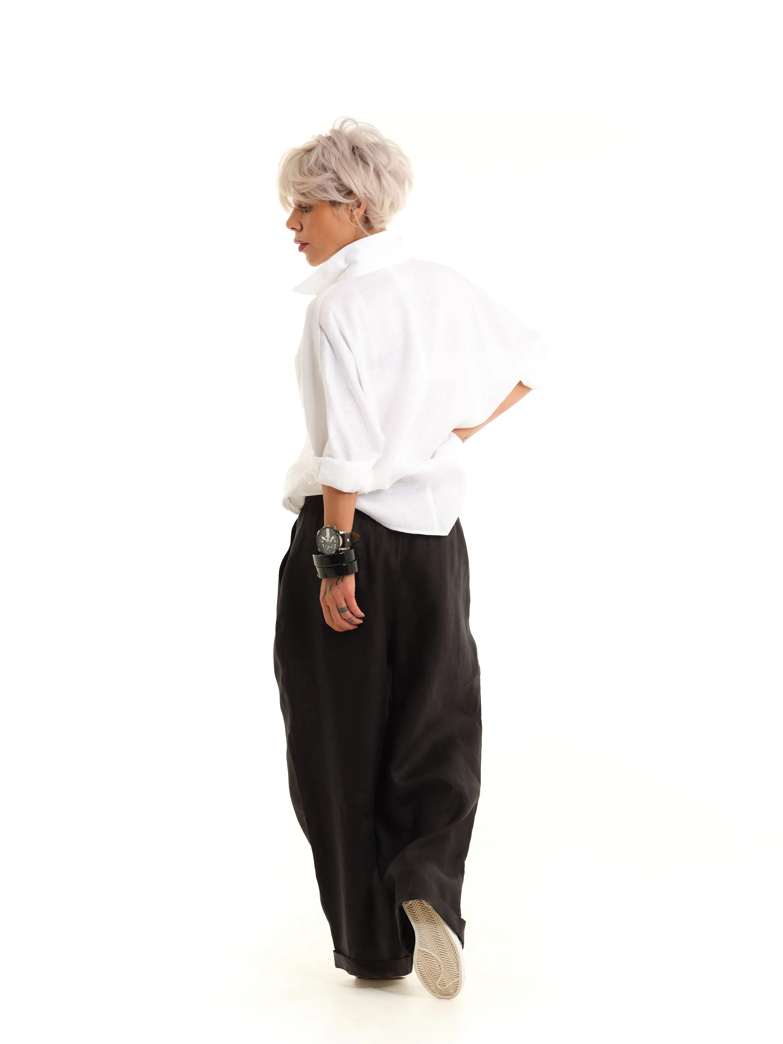 Linen Pants   Linen Shirt Outfit Set