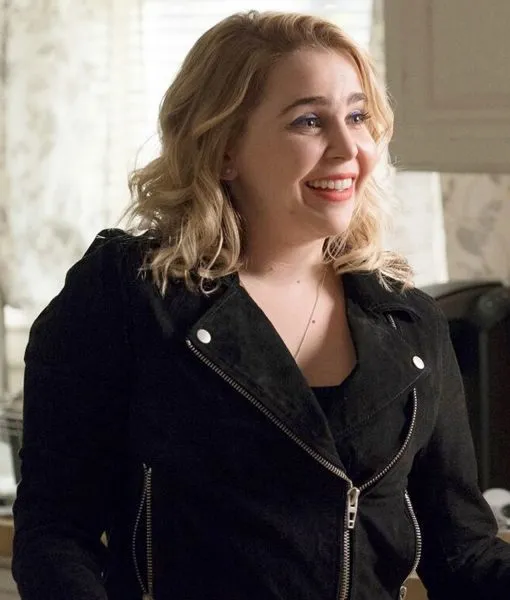 Mae Whitman Good Girls Leather Jacket