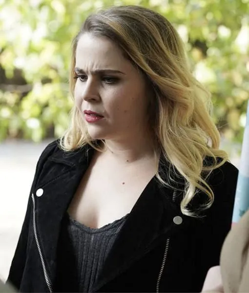 Mae Whitman Good Girls Leather Jacket