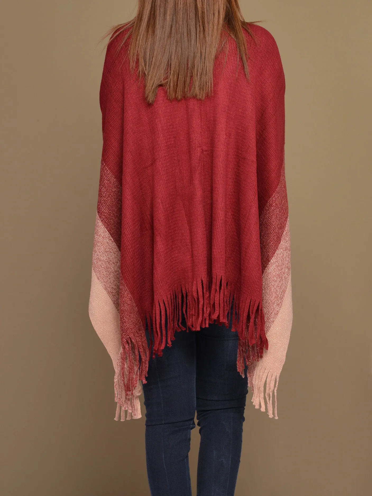 Multi-Toned Cape Shawl