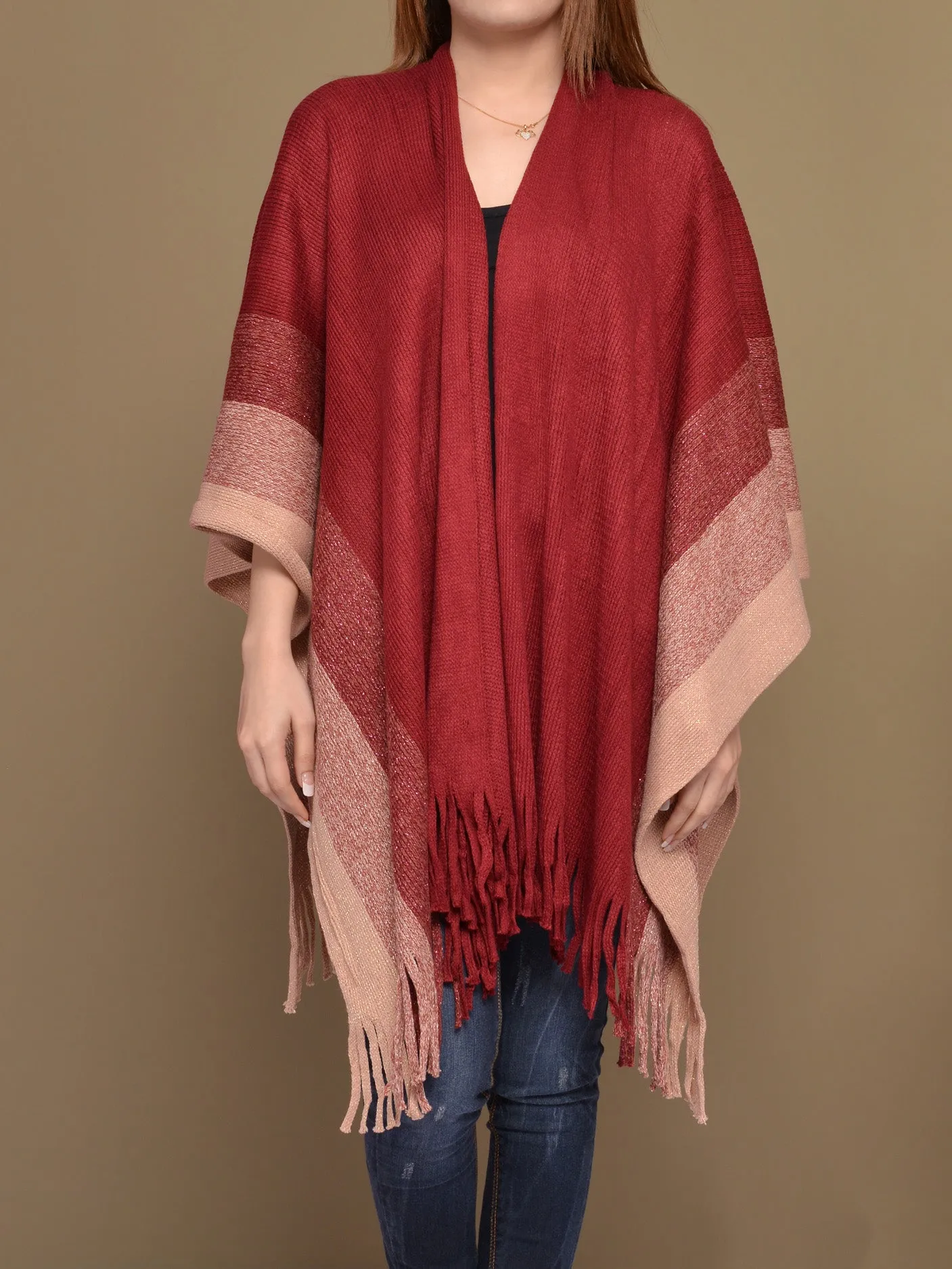 Multi-Toned Cape Shawl