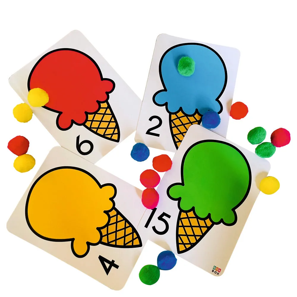 Numbers Flashcards And Counting Activity