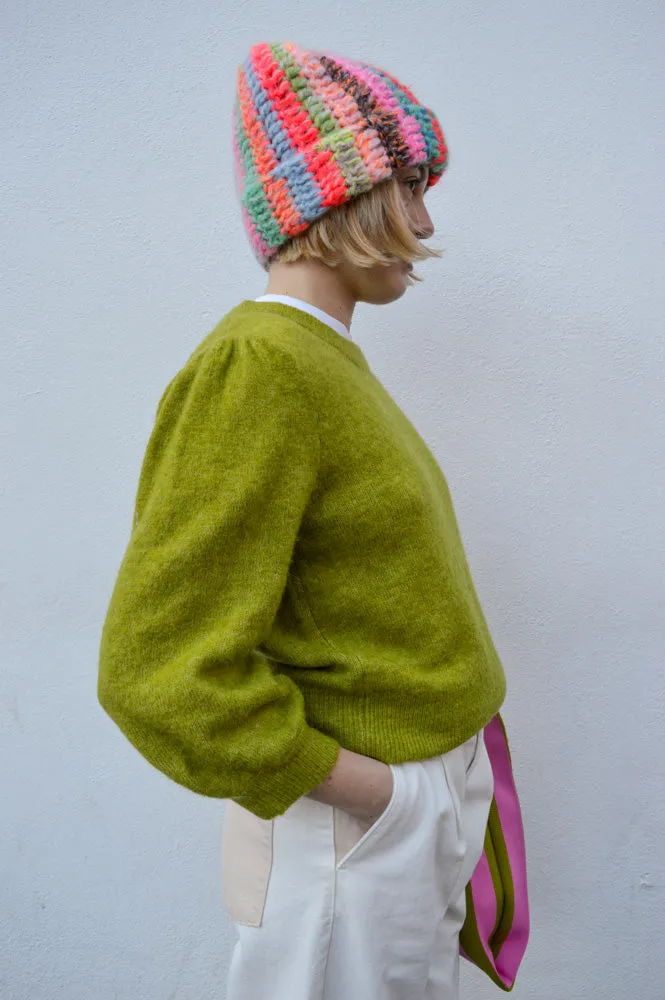 Numph Rietta Golden Cypress Pullover