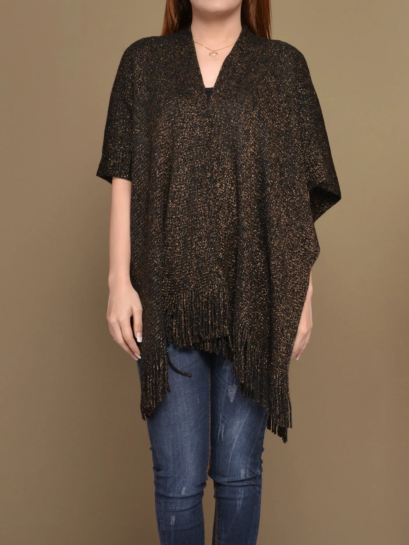 Shimmer Cape Shawl