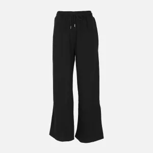 WOMEN WIDE LEG FLEECE PANTS